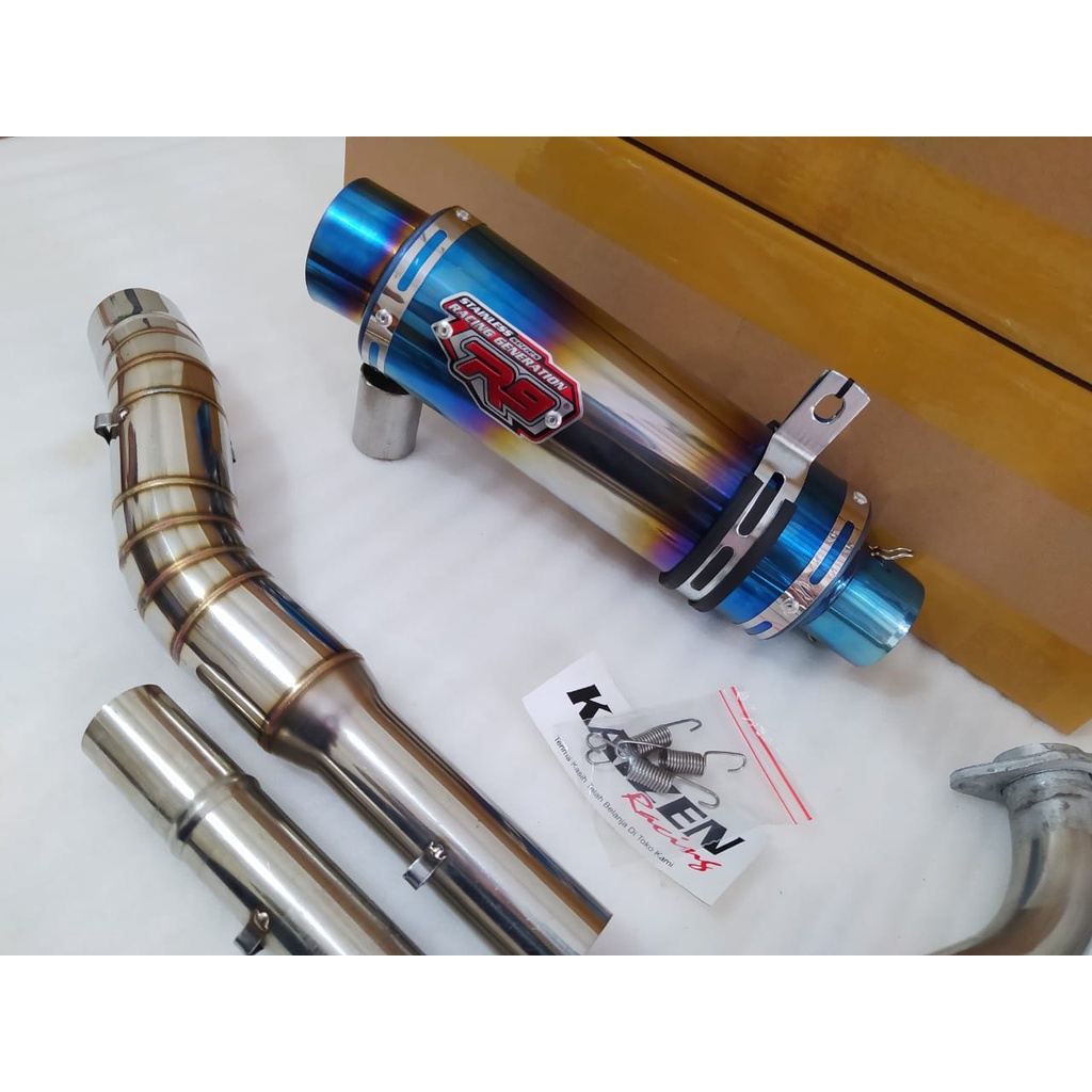 Knalpot R9 Mugello Fulset New Kawasaki Ninja 250 SL 250SL RR Mono Bajaj Pulsar 135 180 ns200 200 Dts