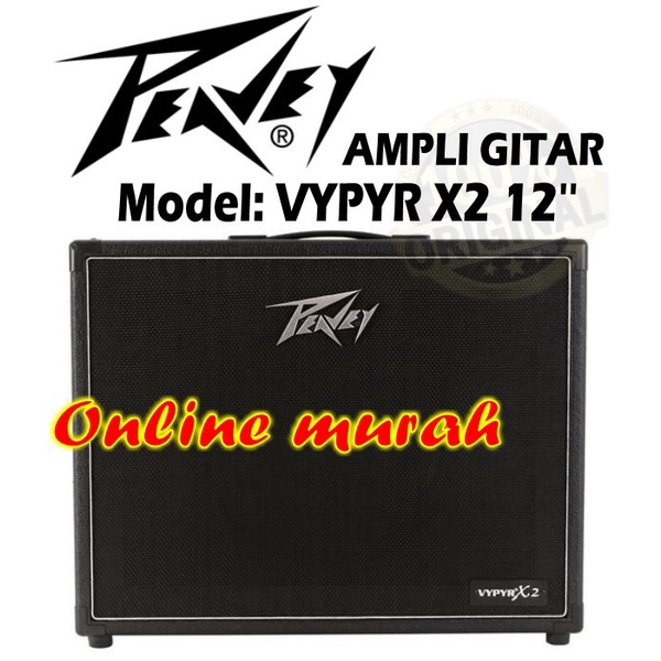 amplifier gitar peavey vypyr x2 12'' garansi resmi original