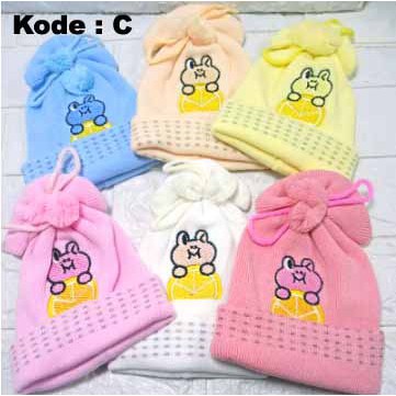 Kupluk anak import kupluk bayi Import  TOPI RAJUT BAYI 0-12 BULAN NEWBORN