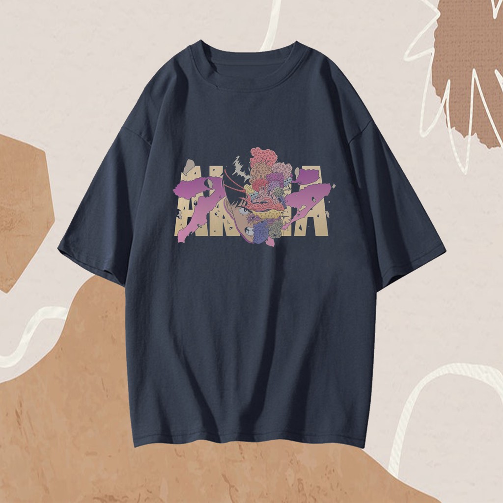 akira logo vintage style oversize t-shirt
