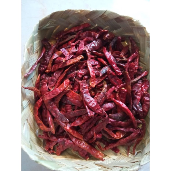 

100gr cabe rawit kering pedas/lombok garing/cabe merah kering