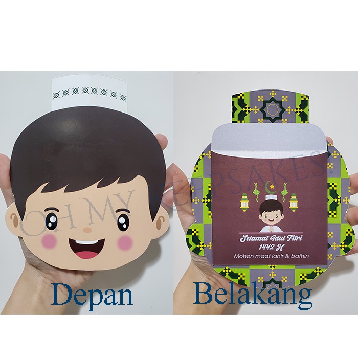 

Amplop Angpao Lebaran Idul Fitri Lucu 3D Unik Premium-Pasangan Merah