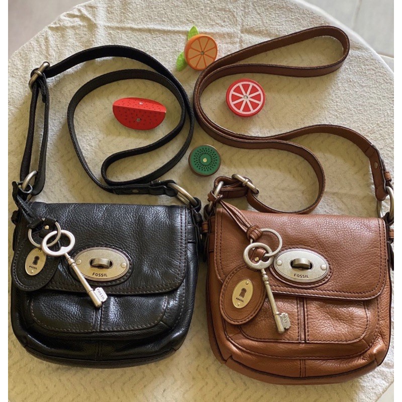 Fossil Carmen Bolso De Mano Cuero De Vaca Graneado Cognac - ZB7938213