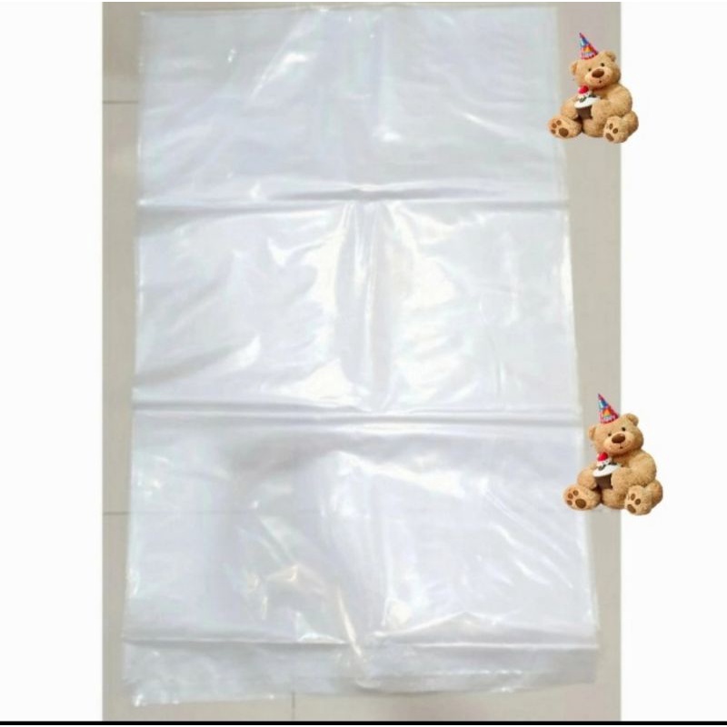Kantong Plastik Bening Besar uk 80×120cm / Plastik PE uk 80×120cm