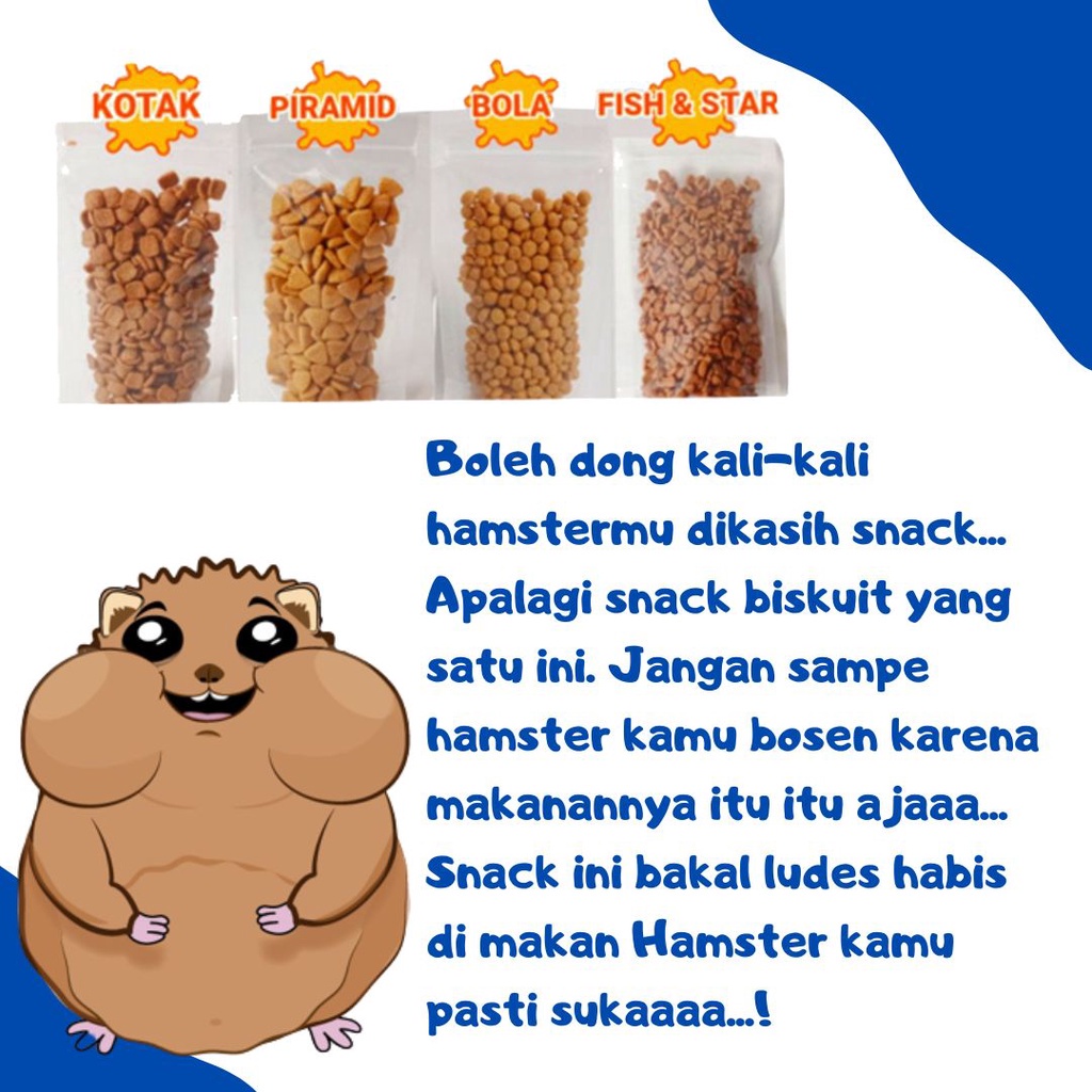 Snack Food 100gr / Makanan Hamster / Snack Hamster FEZONE