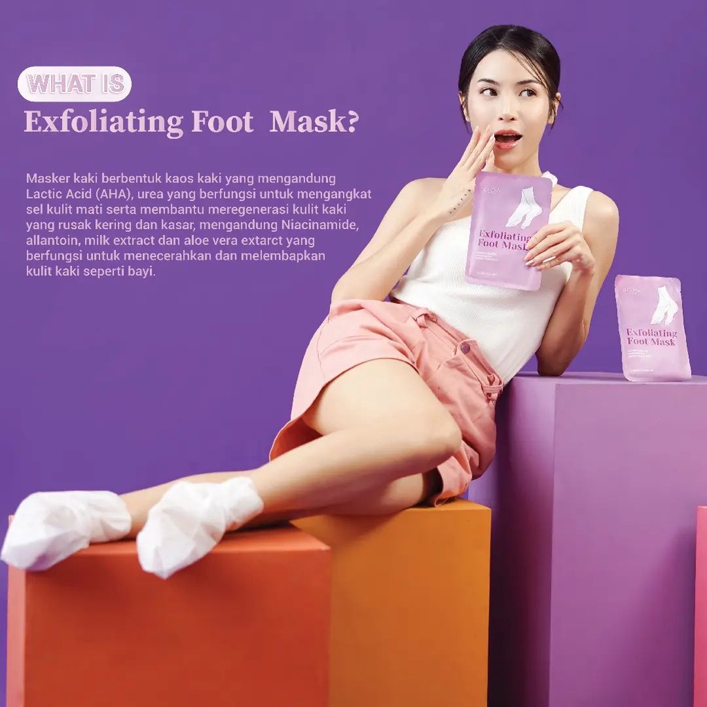 NOERA Exfoliating Foot Mask / Masker Perawatan Kulit Kaki Foot Care