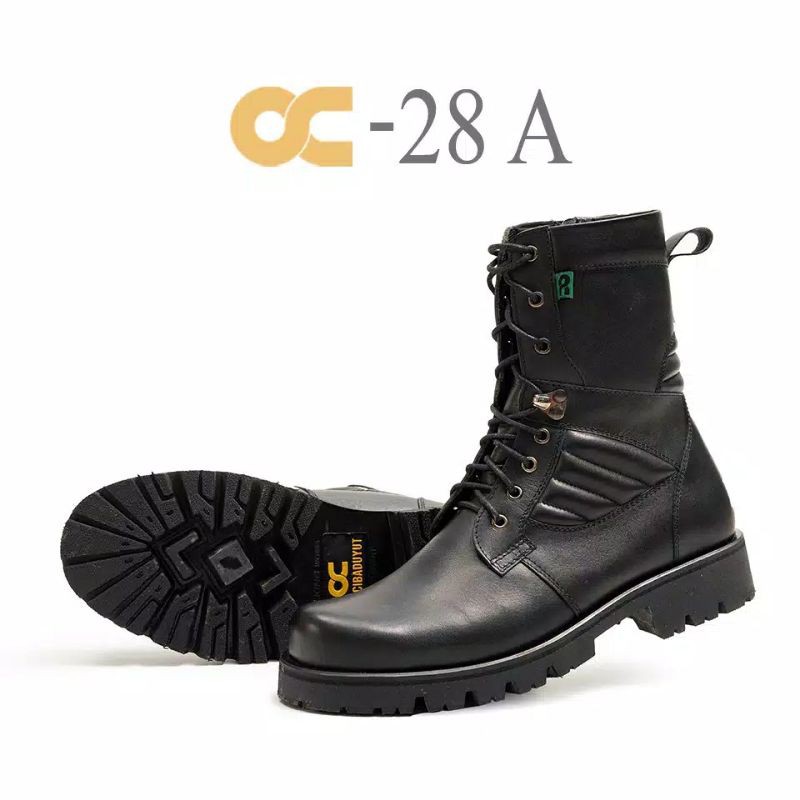 SEPATU KULIT BOOTS HITAM ODON CIBADUYUT SEPATU OUTDOR SEPATU BOOTS SEPATU KULIT PRIA SEPATU SAFETY