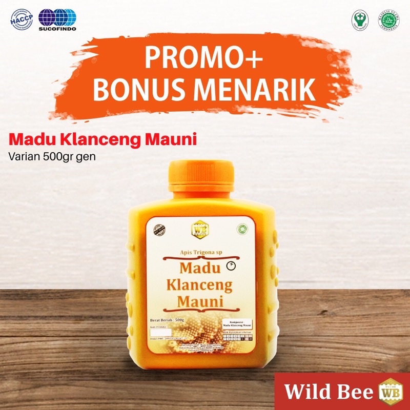 

[COD] Madu Klanceng Mauni 500gr / Lebah Apis Trigona - Garansi Murni & Asli 100%