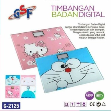 TIMBANGAN BADAN DIGITAL KARAKTER / TIMBANGAN BADAN DIGITAL KARAKTER / TIMBANGAN BADAN DIGITAL SEGI M