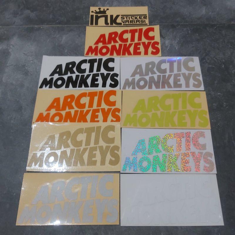 STICKER ARTCTIC MONKEY CUTTING