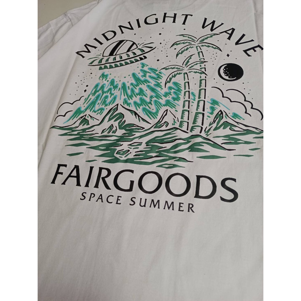 KAOS PRIA DISTRO FAIRGOODS WHITE FULL LABEL