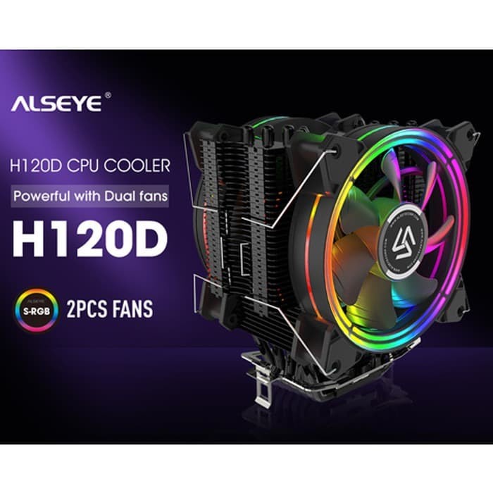 FAN PROCESSOR GAMING ALSEYE H120D DOUBLE TOWER UNIVERSAL