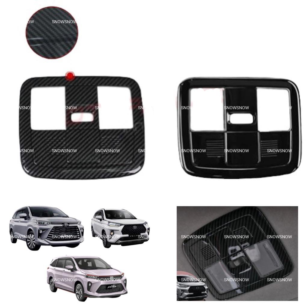 Panel Front Room Lamp Plafon Depan Avanza Xenia Veloz 2021 2022 UP Hitam Carbon