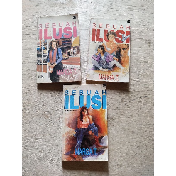 Original Set 3 Novel SEBUAH ILUSI buku 2,3 dan 4 Oleh Marga T