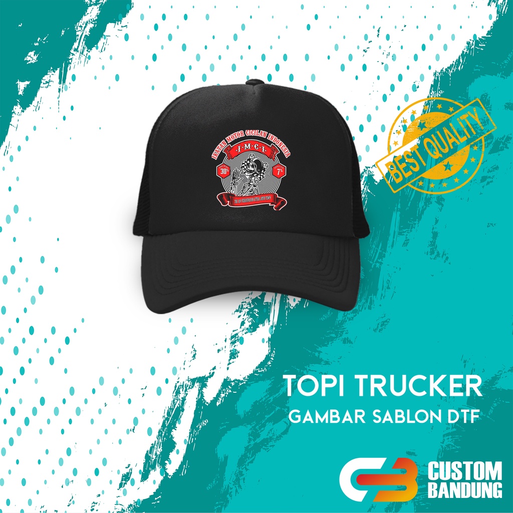 Topi Trucker IMCI Topi Jaring GBR Pria Wanita Bisa COD Original High Quality