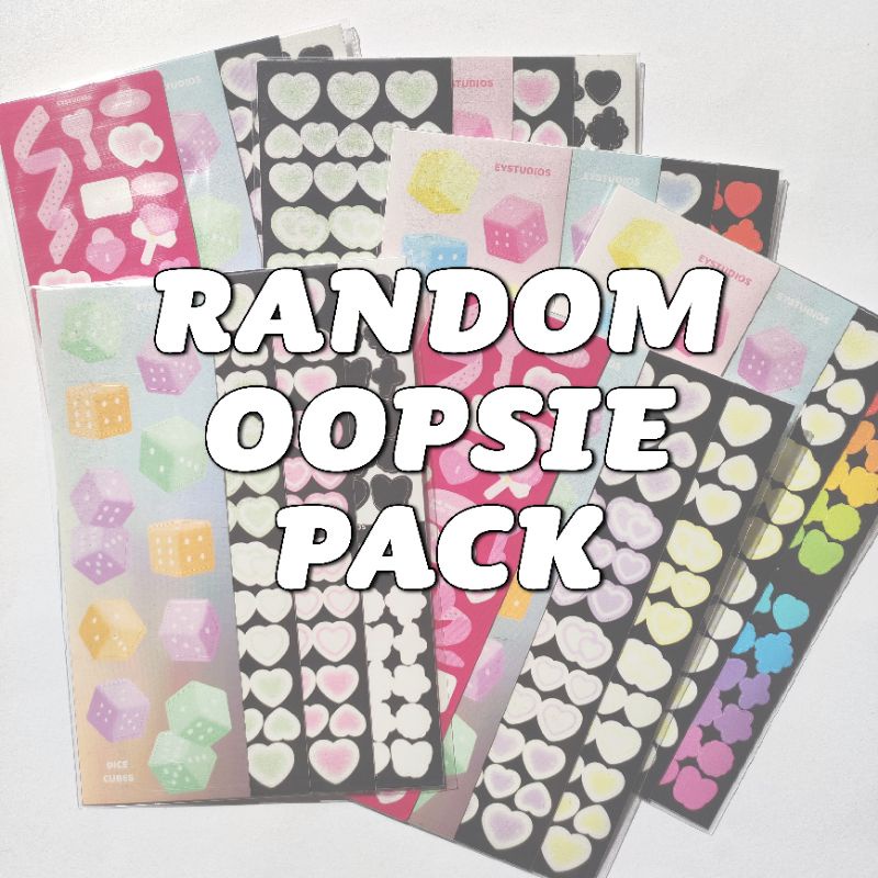 eystudios - Random Oopsie Pack Sticker Defect