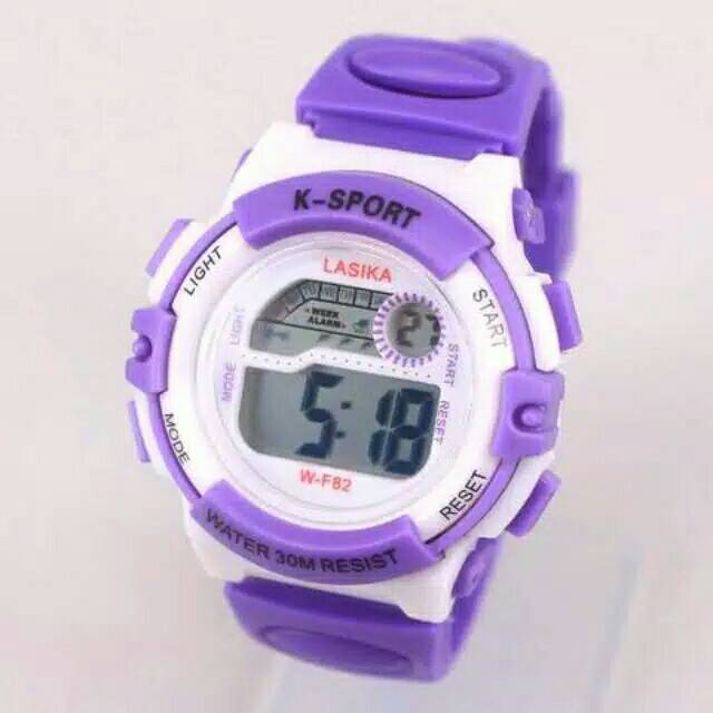 JAM TANGAN WANITA/ PRIA LASIKA W-F82 Kecil SPORTY