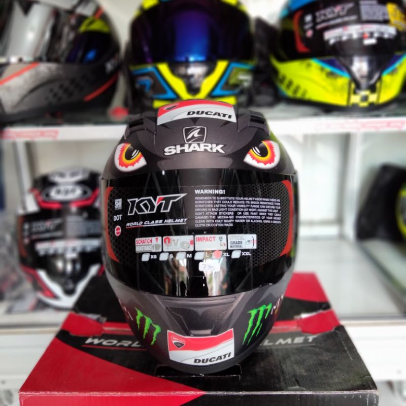 SHARK DIABLO REPLIKA BASIC KYT R10 REPAINT DECALL DIGITAL PRINTING