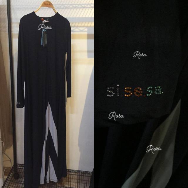 Dress sisesa new black grey