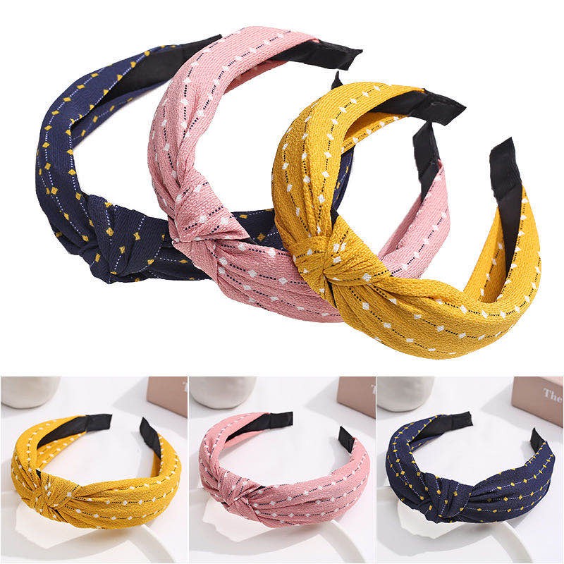 Bando Polos Salur - Bando Bandana Simpul Ala Korea - Headband - Bando Bandana Korea Import