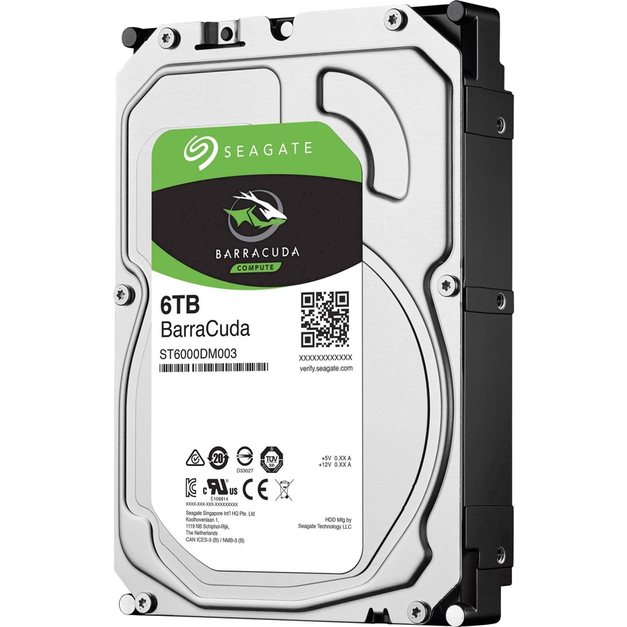 Seagate 6TB SATA3 - BarraCuda Series / HDD 6TB