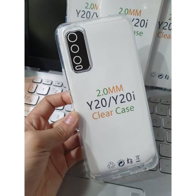 Clear Case Vivo Y20 y20i Y20S Y12S Transparan Bening Tebal