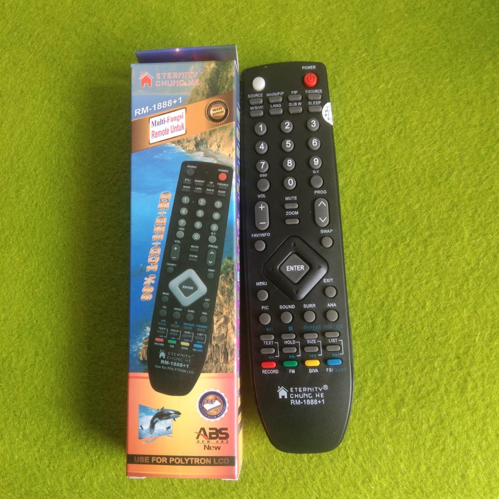 Remote semua jenis tv polytron tanpa kode remot universal lcd led dan tabung yg slim