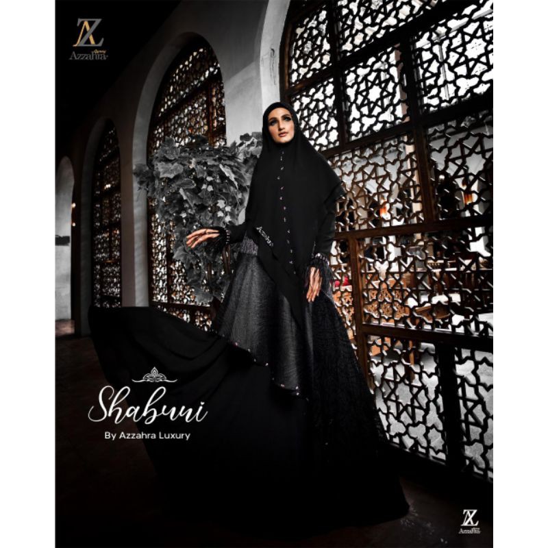 AZZAHRA / Shabuni Set by Azzahra Luxury / Syar'i Branded / Syar'i Mewah / Syar'i Elegant