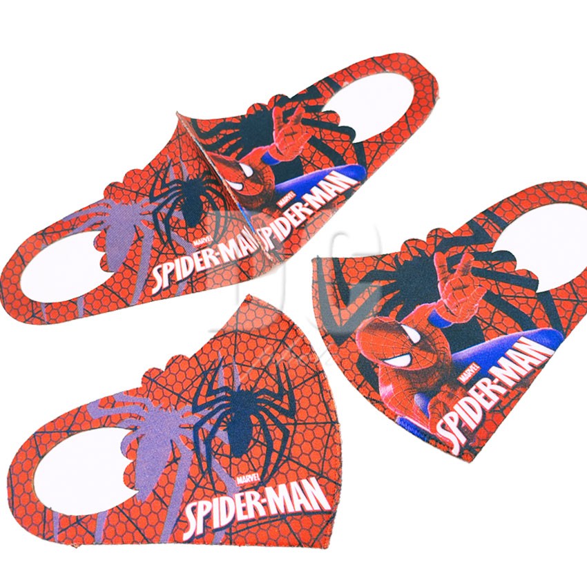 Masker Anak Kecil Scuba Premium Iron Man Power Rangers Spiderman (Bisa Pilih Motif)