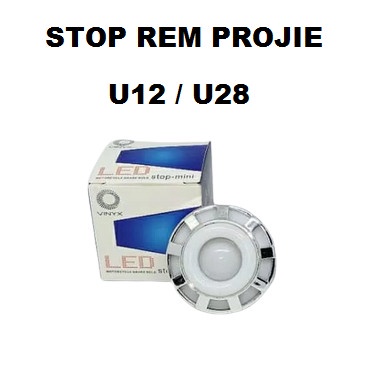 LAMPU STOP REM LED PROJIE AC - DC U12 U14 STOPLAMP MOTOR VINYX