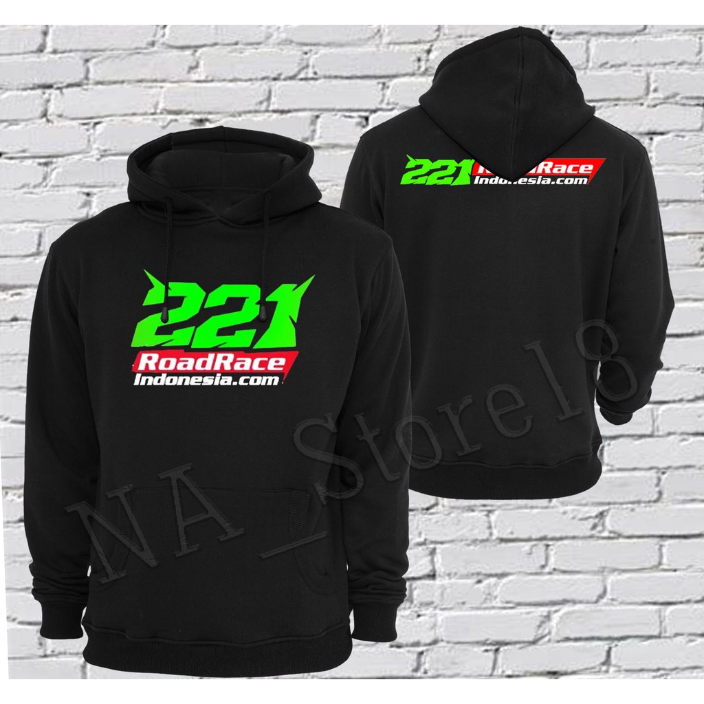Jaket Sweater Hoodie 221 ROAD RACE INDONESIA Keren Pria & Wanita