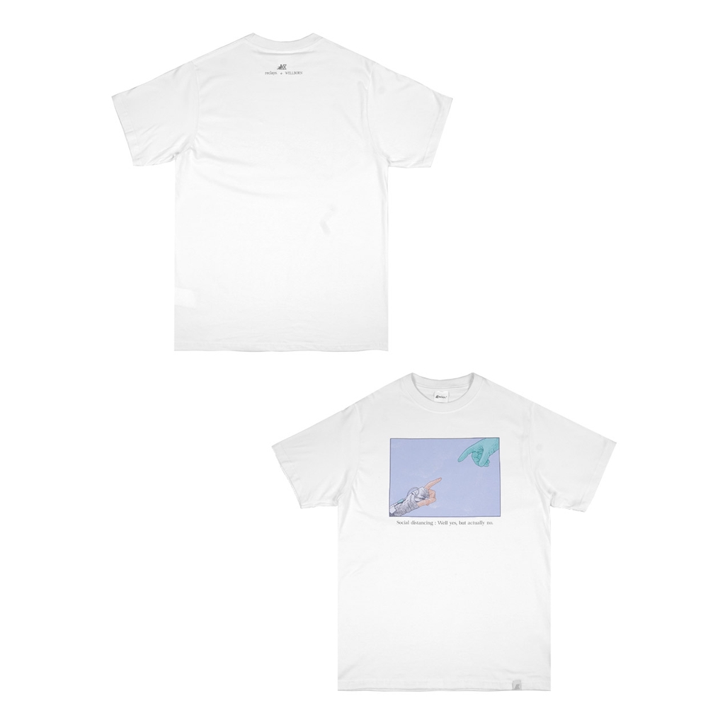 

Reclays Tshirt Social Distancing White