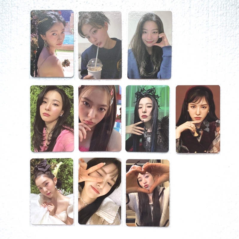 Red Velvet Photocard Feel My Rhythm Irene Wendy Seulgi Yeri Smcu jepit Pc Irene Orgel ribbon Irene H