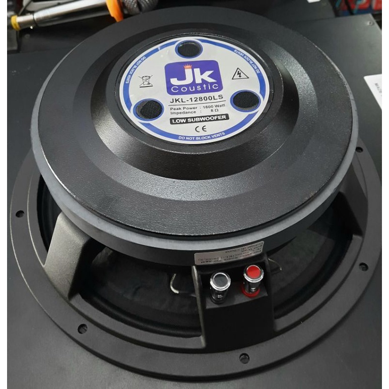 SPEAKER/ COMPONEN 12" JK COUSTIC JKL-12800LS VOICE COIL 4"