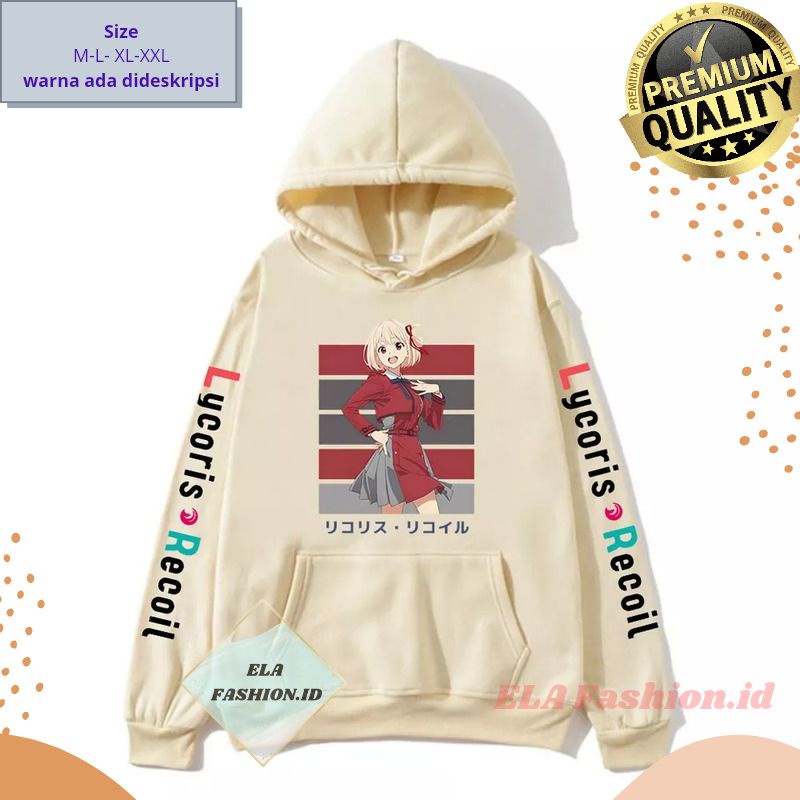 Lycoris Recoil Anime Chisato Nishikigi Hoodie