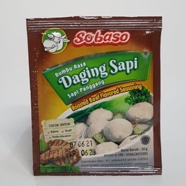 

Bumbu Sari Daging Bakso SoBaso Sapi Panggang 10gr (renceng)