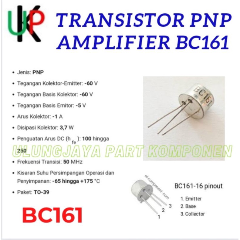 transistor BC151 amplifier transistor PNP