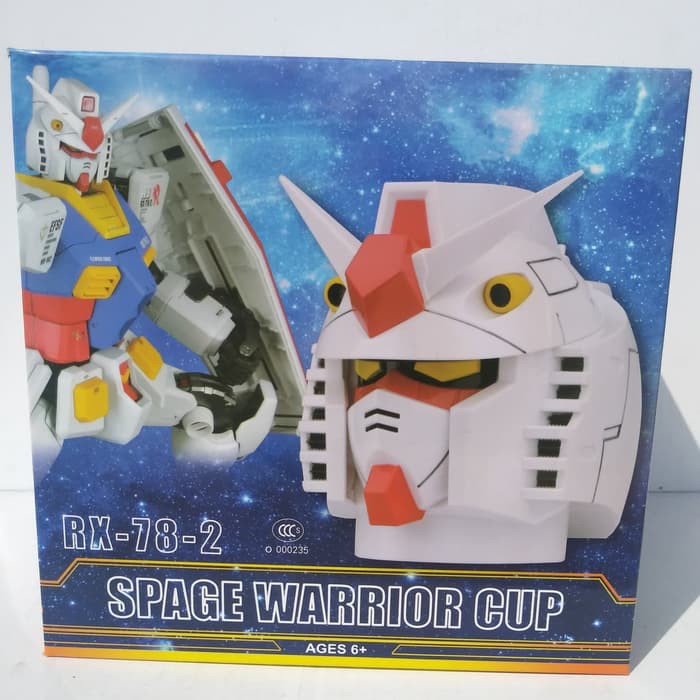 ( HOT PROMO ) MUG GUNDAM RX-78-2 SPACE WARRIOR CUP