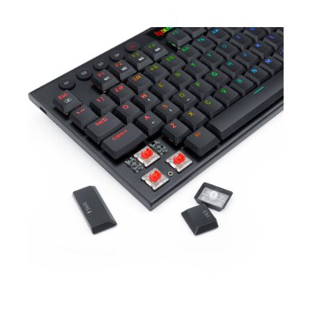 Keyboard gaming redragon mechanical ultra low wired usb type-c macro multimedia 87 keys k622rgb horus tkl k622 rgb k-622