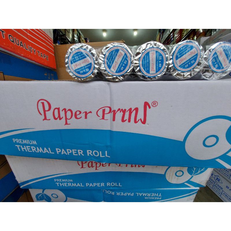 

Kertas Thermal Paper Roll Ukuran 58 x 40/ 57x40 printech