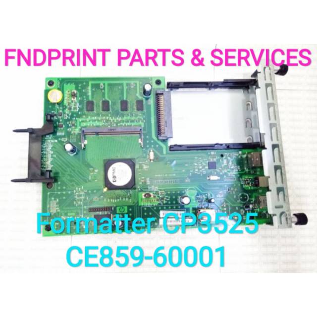 Formatter Board Assy HP LaserJet LJ CP3525 CP3525N CP3525DN 3525 CE859-60001