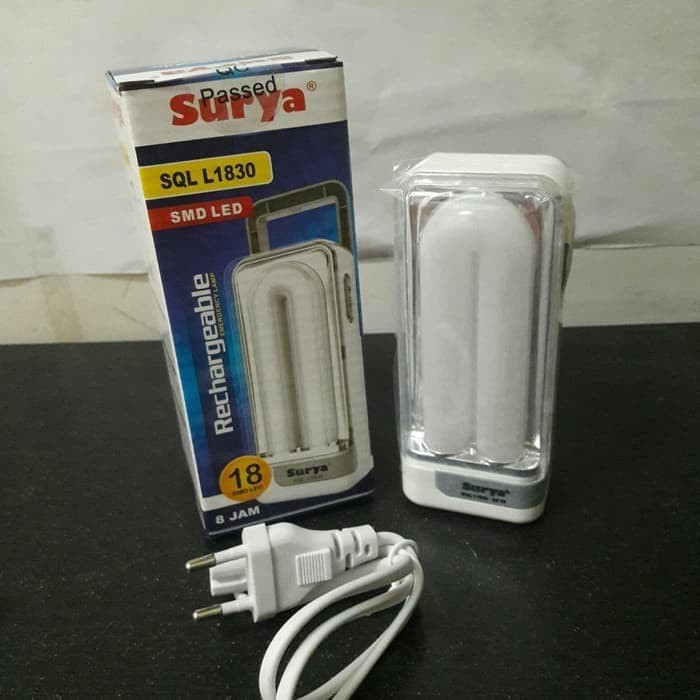 Lampu Darurat SURYA SQL L1830 Portable Emergency Lamp