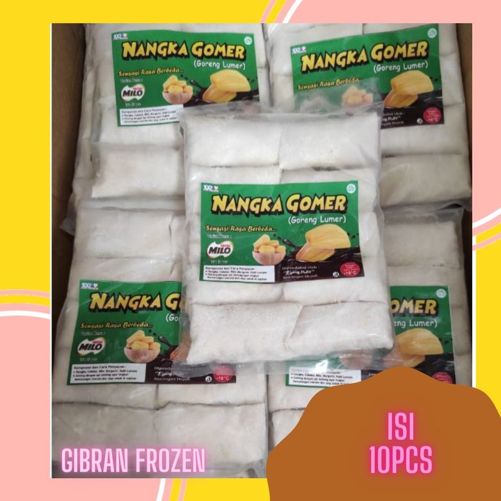 

Nangka Goreng Lumer Gomer Piscok Pisang Coklat Cemilan Manis Frozen Food