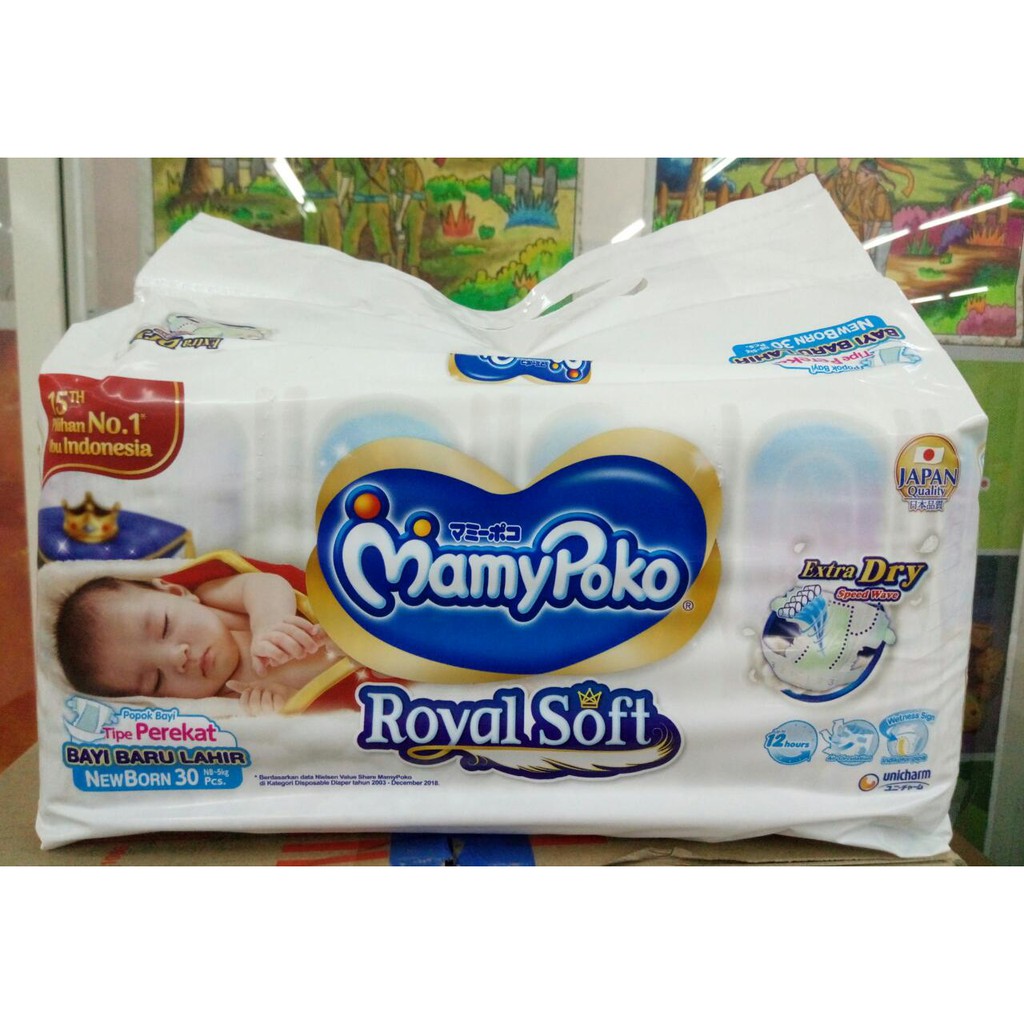 harga diapers mamy poko newborn