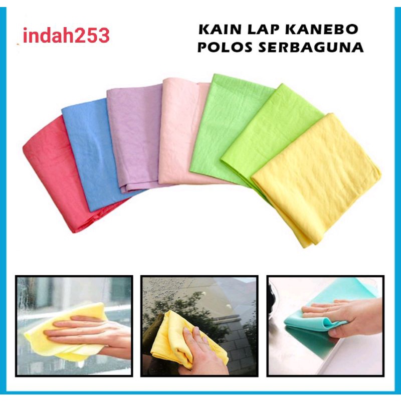 Kain Lap Chamois Kanebo jumbo Besar Berserat 43 x 32 CM Serap Tinggi