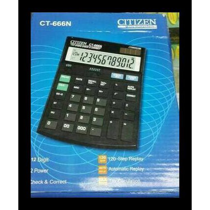 

Big Sale Kalkulator Citizen Besar 12 Digit Ct-666N Terbaru