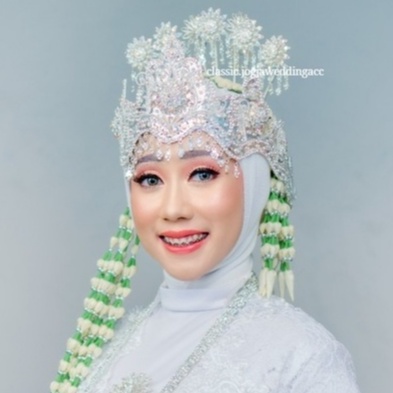 Siger Sunda Manten  Gunung Silver Free Box ,Permata Siger Sunda PengantinSiger Sunda Pengantin hijab