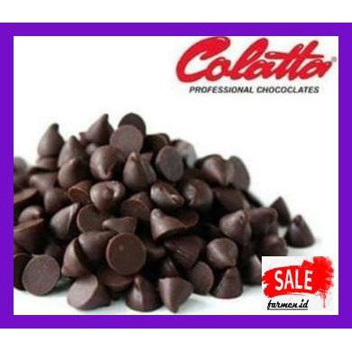 

SAKMACOKLAT- COLATTA DARK CHOCOLATE CHIPS 250GR / BAKESTABLE CHOCOCHIP / CHOCO CHIP -MAKANAN-