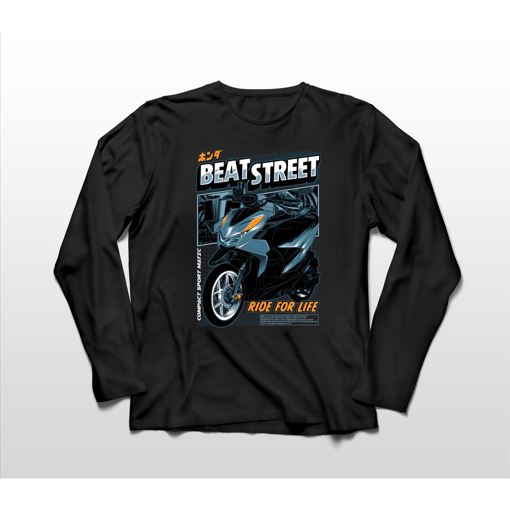 KAOS LENGAN PANJANG HONDA BEAT STREET 2 BIG SIZE JUMBO