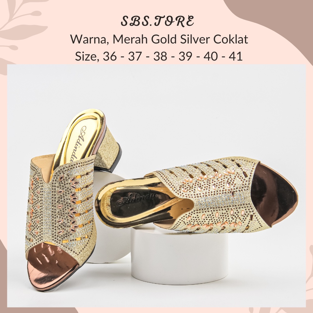 SANDAL WANITA HIGH HEELS PESTA MEWAH DAN TERMURAH/sandal wanita terbaru/wedges/sandal pesta wanita payet terbaru/hak tahu 5cm